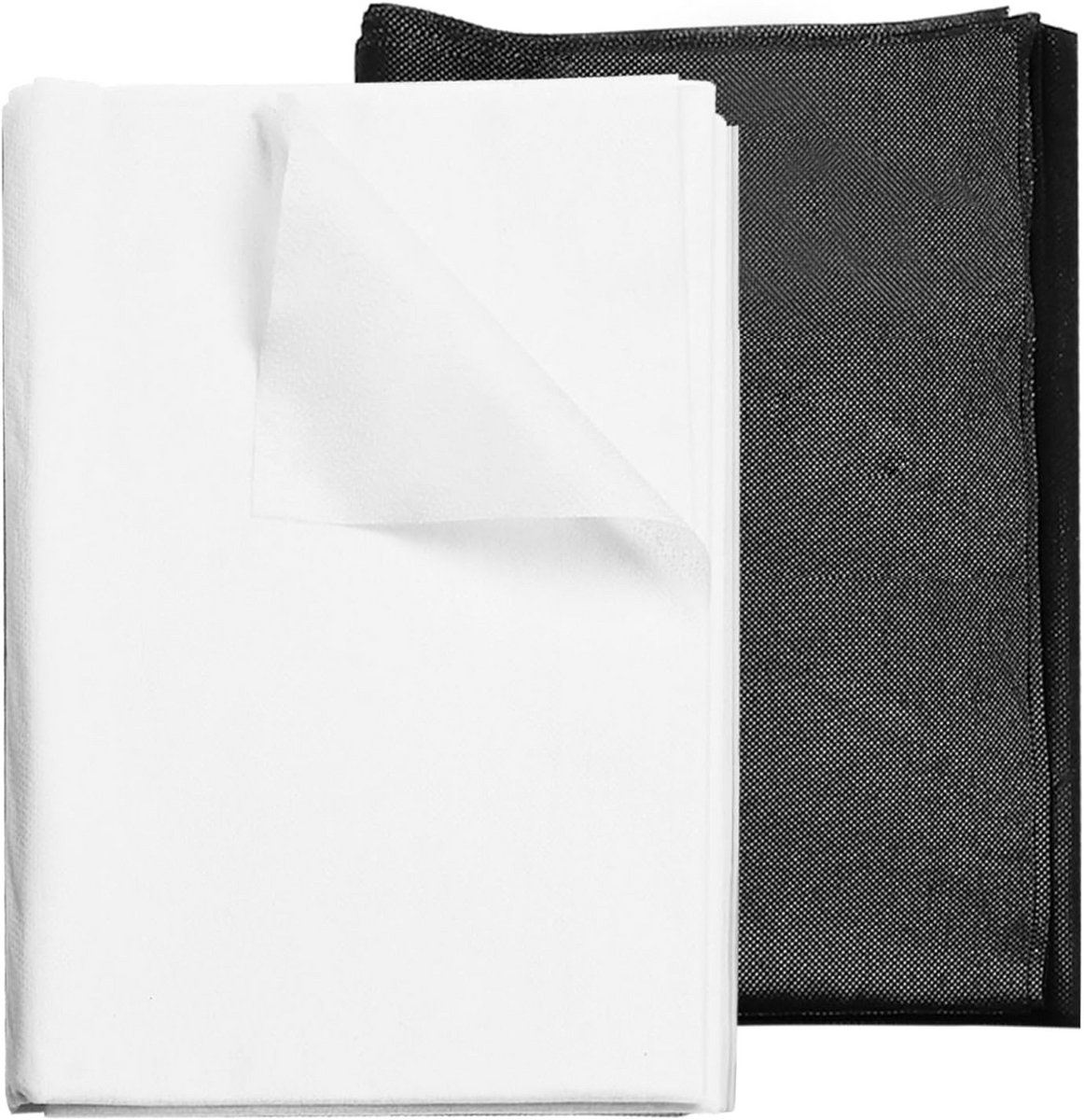 Strijkvlies voor Versteviging van Kleding en Textiel - 3m² Zwart en Wit