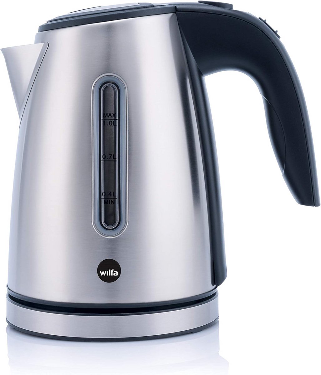 Snelle Waterkoker 1 Liter RVS met 1500 Watt en Waterniveau-indicator
