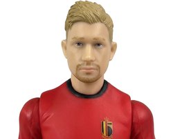 Megableu - Diables Rouges - Figurine d'action 20 cm - Kevin De Bruyne - Figurine de Voetbal avec Membres Mobiles