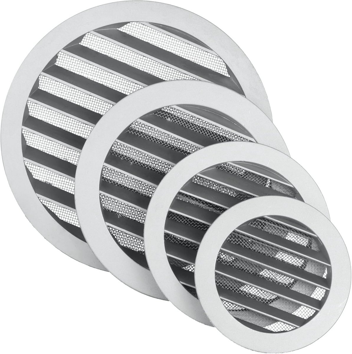 Rond Ventilatierooster 200 mm voor Effectieve Ventilatie en Insectenbescherming