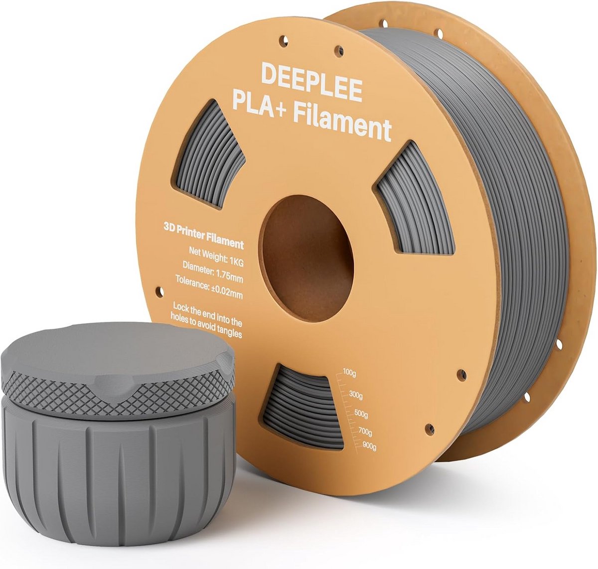 PLA+ Filament 1,75 mm Ruimtegrijs 1 kg voor 3D-printers