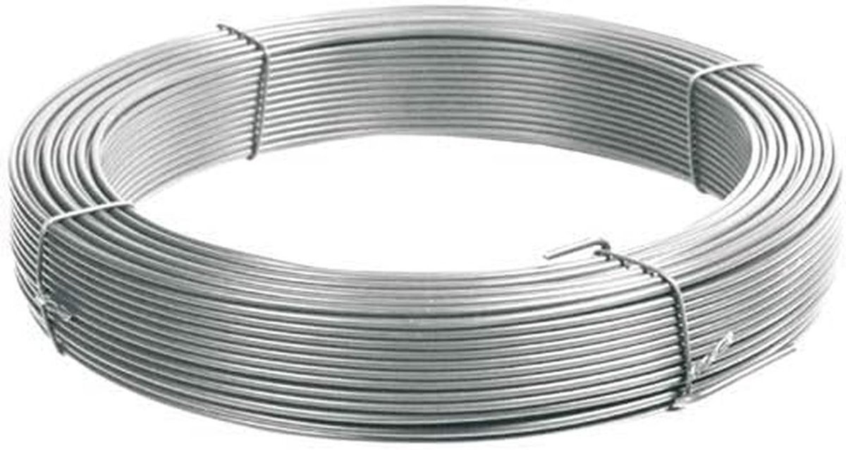 Gealvaniseerd Draad 100 Meter Lang - 2mm Dikte - Hoge Kwaliteit