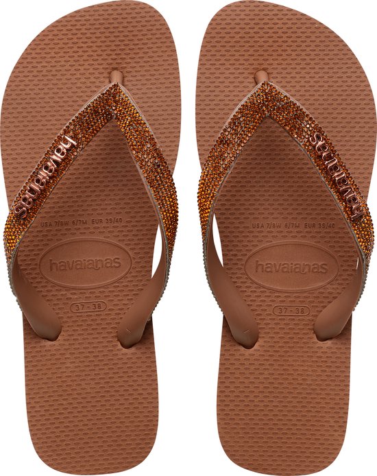 Havaianas HAV. TOP GLOW RUST Tongs femme - rouille