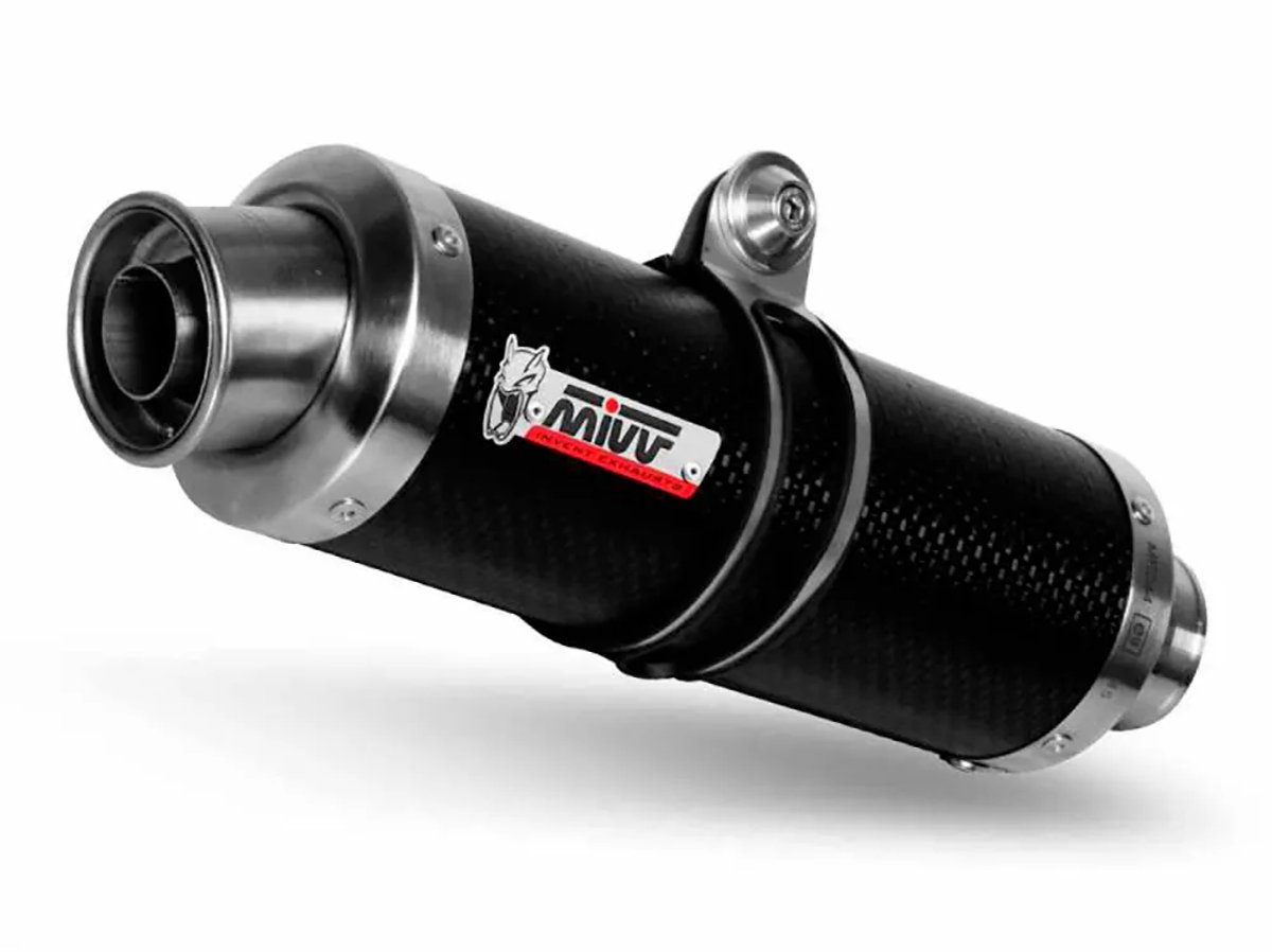 Mivv Gp Suzuki Gsf 650 Bandit 2007-15/gsx 650 F 2008-15 S.030.l2s Gehomologeerde Slip On Uitlaatdemper Zilver Homologated
