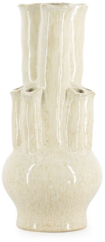 Homebound by KY Aardewerk Beige Tulpenvaas