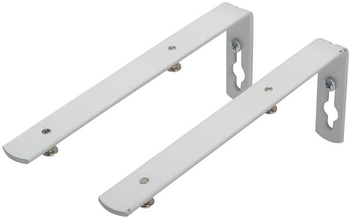 Intensions practical basic steun - 15 cm - wit - u-rail - 2 stuks