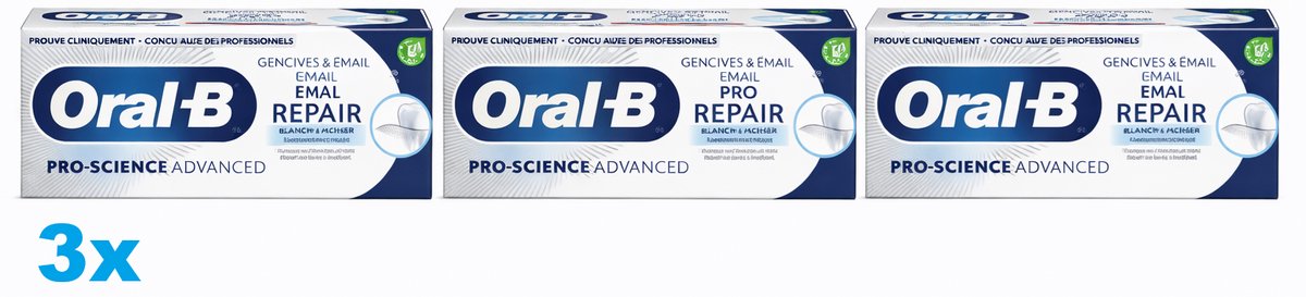 Oral-B Tandpasta Pro-Science Advanced Pro Repair 3 x 75 ml - 3 stuks