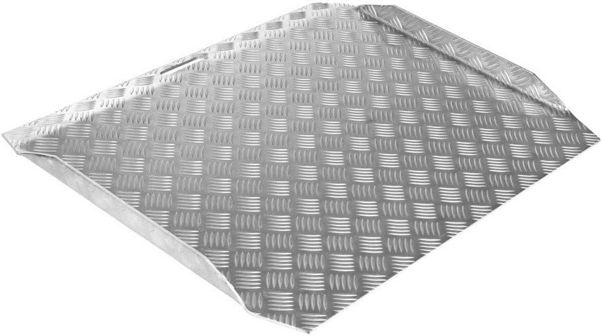 Verstelbare Drempelhulp Heavy Duty voor Rollator en Rolstoel tot 150mm Hoogte