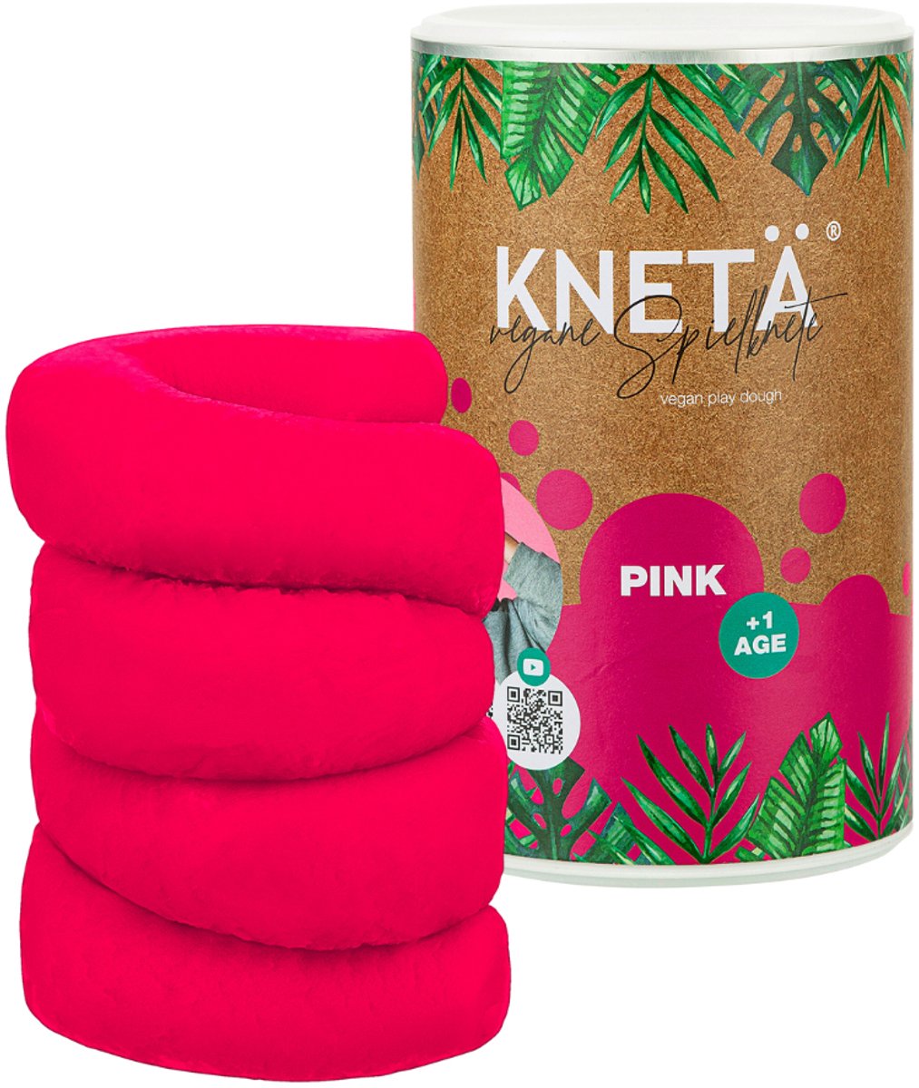 KNETA Vegan Speelklei - XXL Tube Roze 1000g