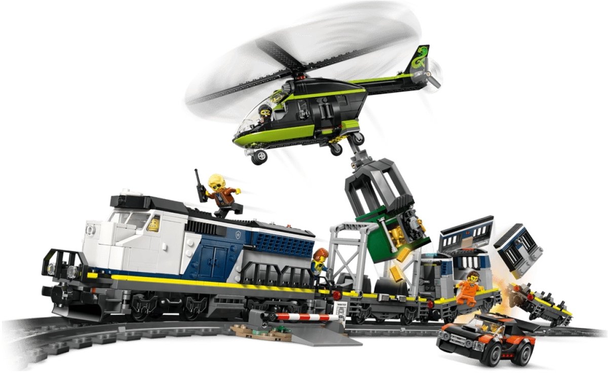 LEGO® City Overval op Politietrein - Speelgoedtreinset - 60508 — afbeelding 15
