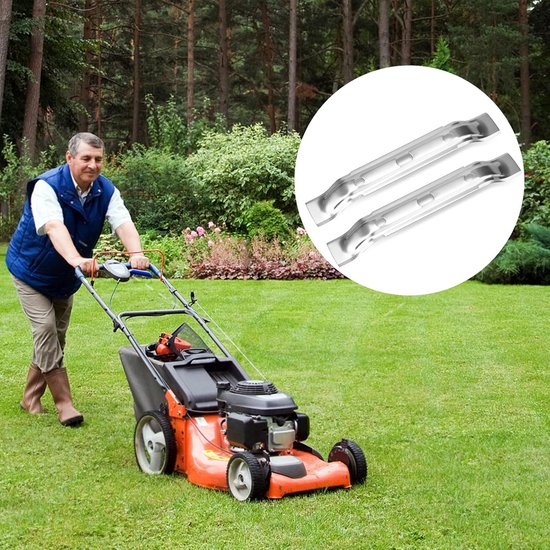 Maaimessen, 2 stuks, reservemessen voor robotmaaiers, 20 cm, compatibel met Stihl robotmaaier iMOW RMI 422/422P/422PC, Viking MI 632/632P/632C/632PC, roestvrijstalen maaimessen van Merkloos	 — afbeelding 3