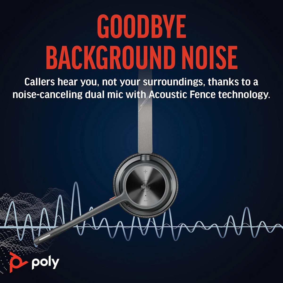 Draadloze Headset met Oplaadstation en Noise Cancelling voor PC en Mobiel