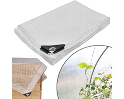 KOTARBAU® Afdekzeil, Polyethyleen, 2 x 4 m, Transparant, Met Ogen, UV-Bestendig, Beschermzeil, Afdekzeil Waterdicht, Zeil Afdekking, Bouwzeil, Tuin, Groot Formaat