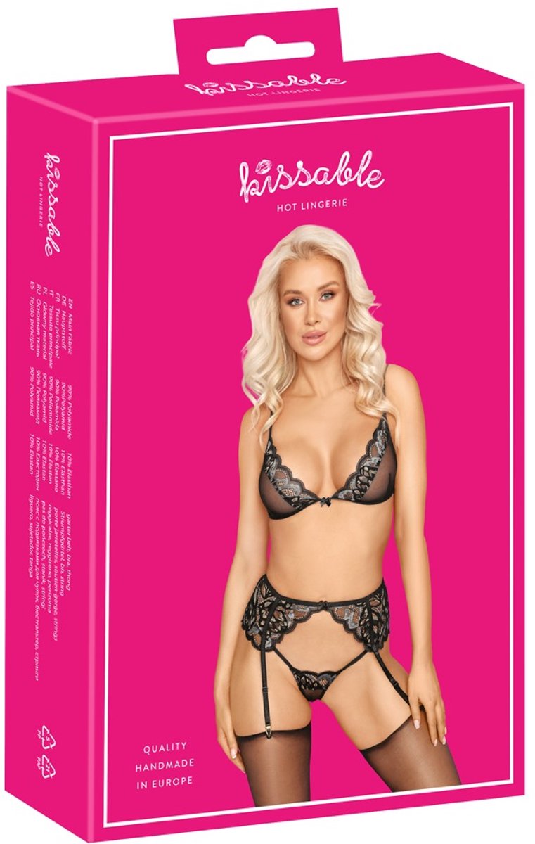 Bra Suspender Set S/M