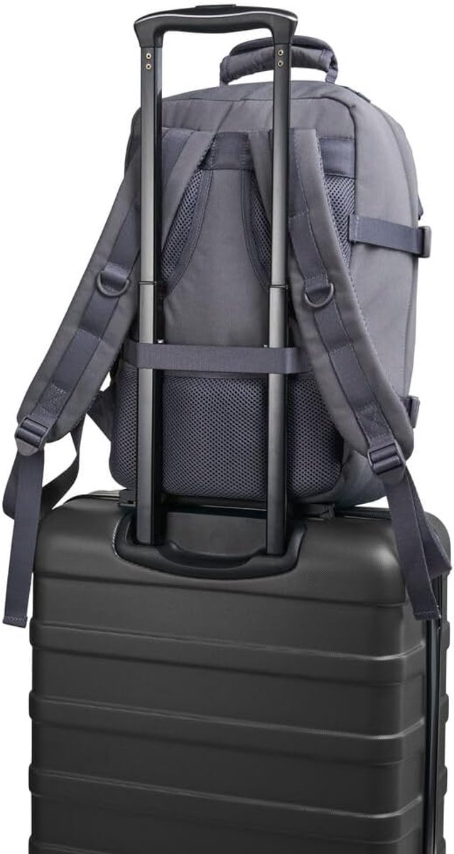 CabinMax Metz Reistas – Handbagage 24L Ryanair / Wizz Air – Rugzak Transavia – Schooltas - 40x30x20 cm – Compact Backpack – Lichtgewicht – Magma Grey – foto 3