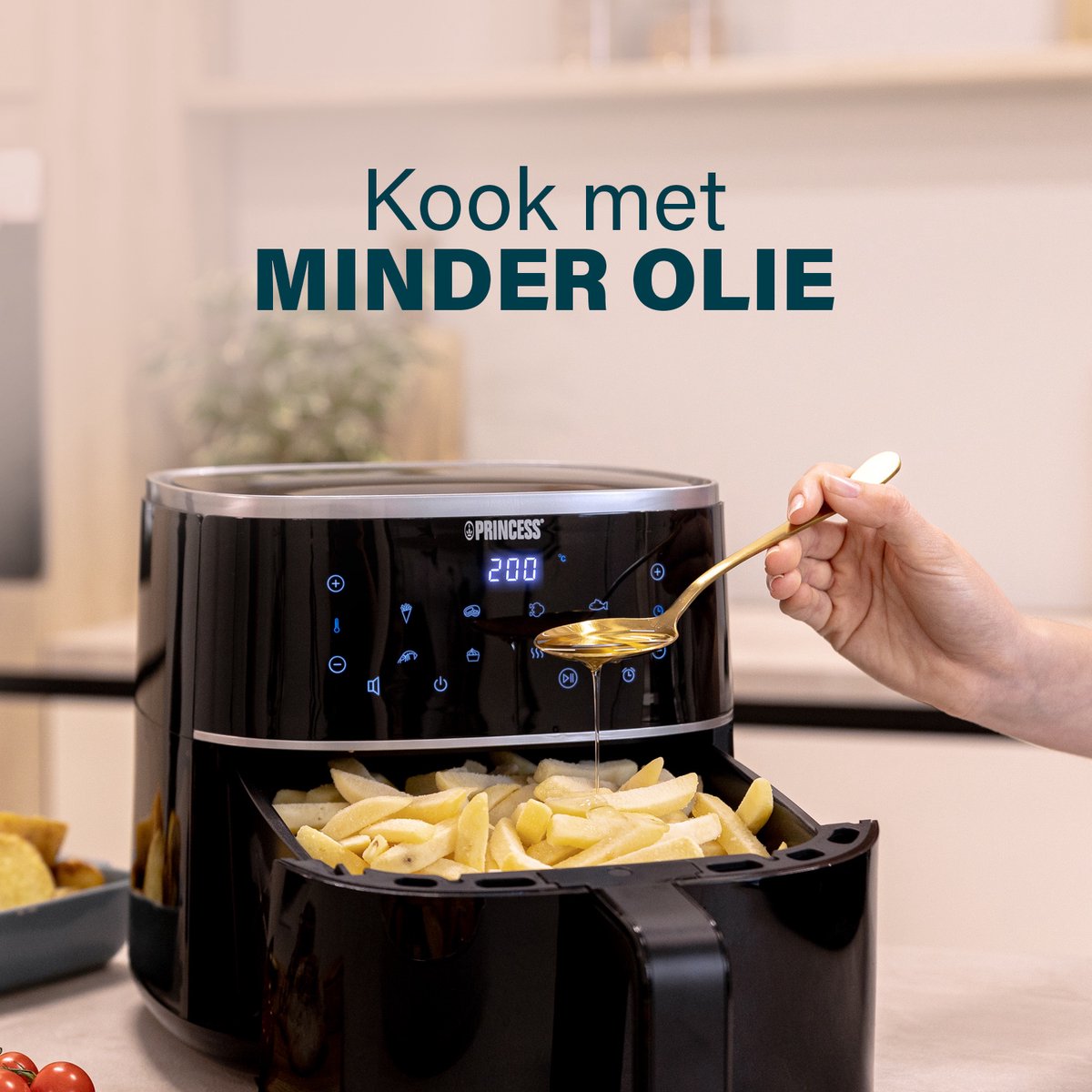 Princess Digitale Airfryer XL 182244 met 2 Lades - afbeelding 2