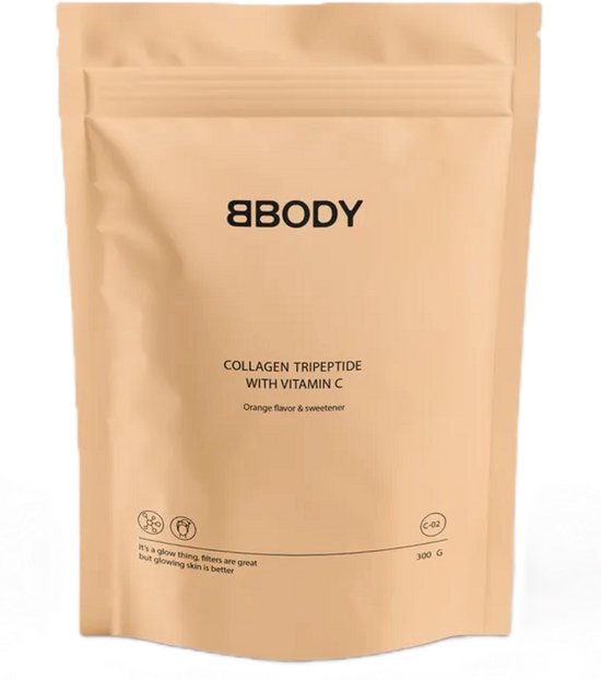 Bbody Hydrolyzed Collageen + Vitamine C + hyaluronzuur 300 gr