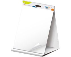 Stick'n tafel flipovers - zelfklevend papier - 584 x 508 mm - flipchart - 20 vellen sticky notes