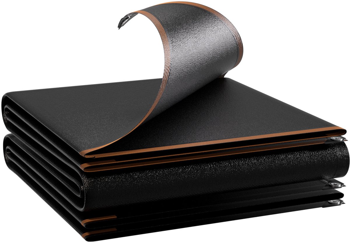 Aufun Zonneschermdoek - 3x6 m - Rechthoekig - HDPE met oogjes - UV-bescherming (90-95%) - Schaduwnet voor balkon, terras en tuin