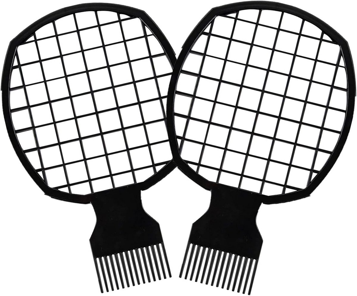 Haar Styling Krulborstel Set voor Afro Twists en Coils (2 Stuks)
