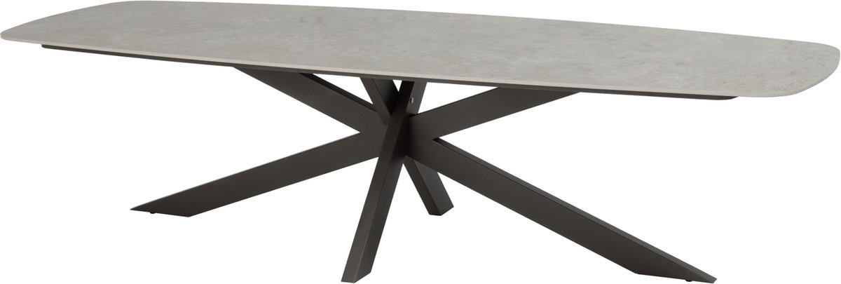 Prado dining tuintafel 300x110xH75 cm terre met keramisch deens ovaal blad Taste 4SO