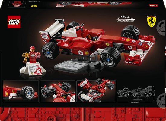 LEGO Icons Ferrari F2004 en Michael Schumacher - 11375