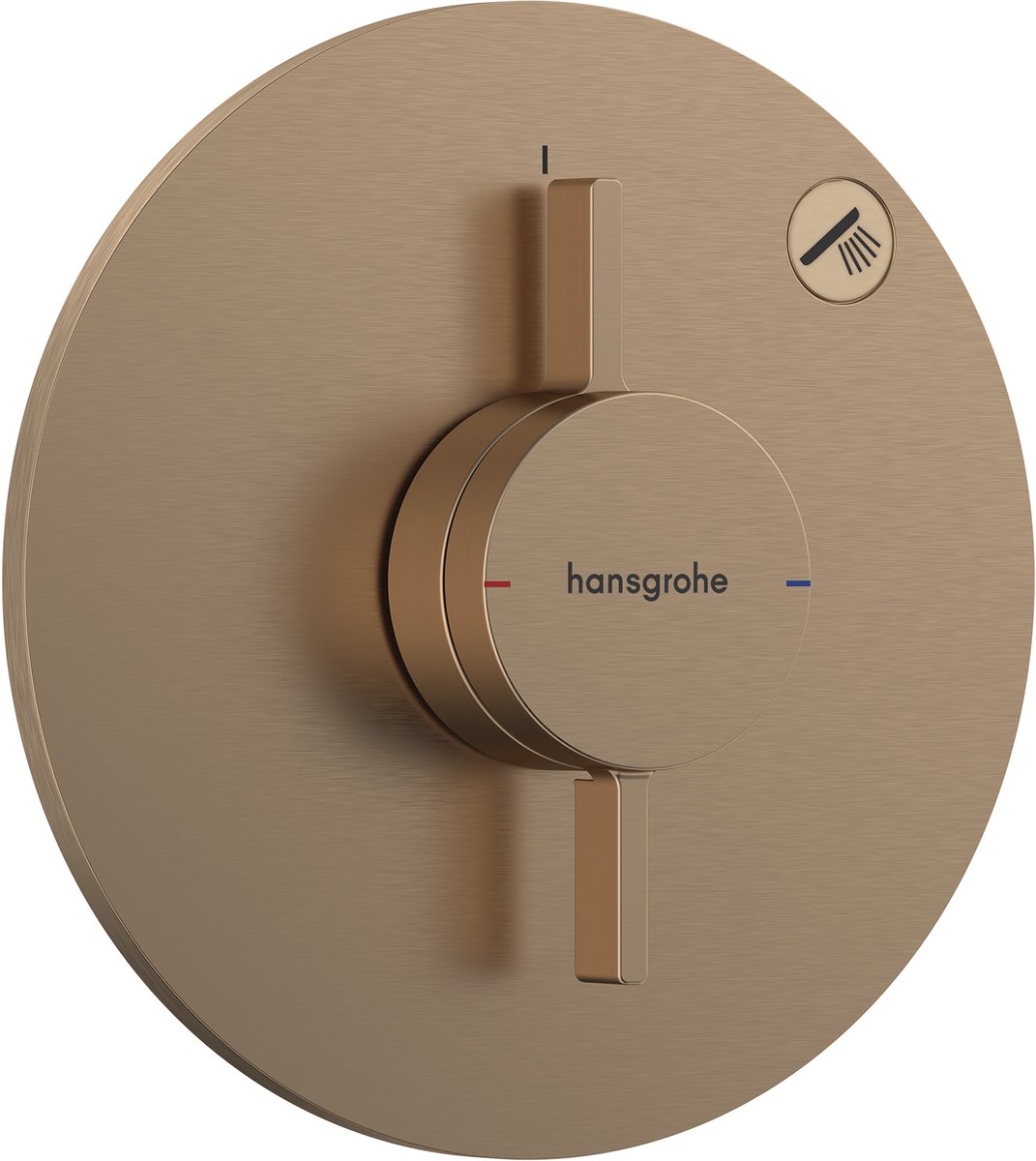 Hansgrohe DuoTurn S Inbouw mengkraan - voor 1 functie - geborsteld brons