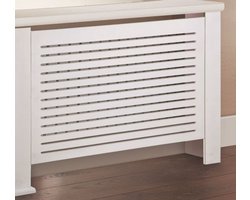 CanDo Radiatorpaneel Chester - Wit MDF - 100 x 60 cm