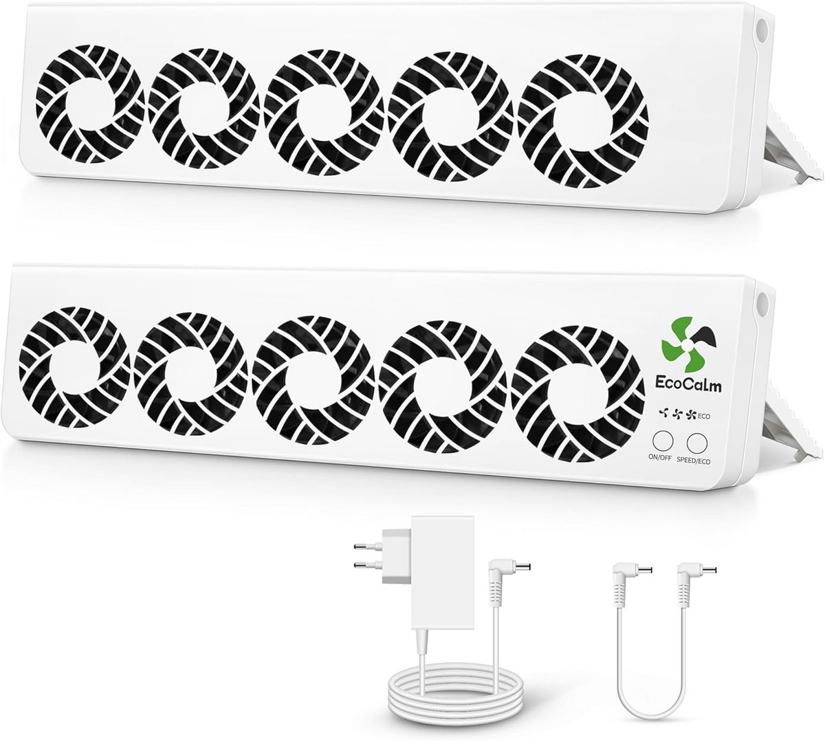 Set van 2 Radiatorventilatoren voor Extra Warmte - Universele Montage
