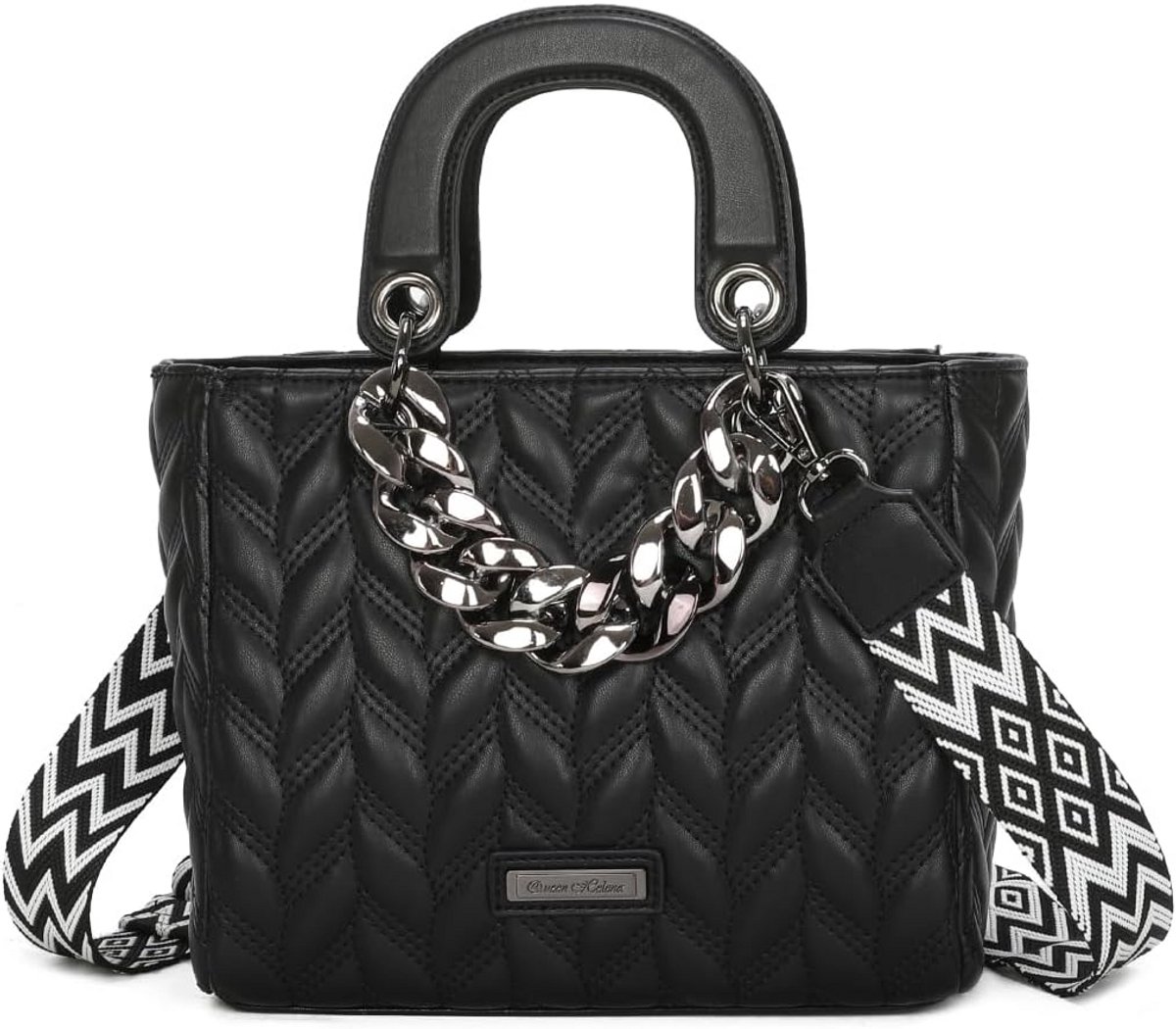 Kleine dames handtas met afneembare schouderband, casual schoudertas