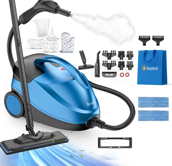 BOLLIT PRO Stoomreiniger 2000W met 20 Accessoires