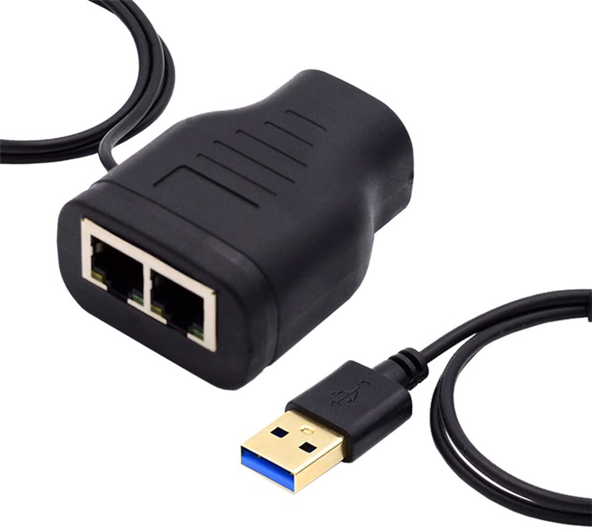 RJ45 Netwerk Verdeler Adapter voor 2 Apparaten