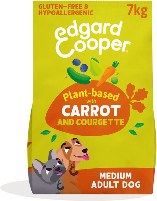 Edgard & Cooper Plantbased Adult Wortel&Courgette - Hondenvoer - 7 kg