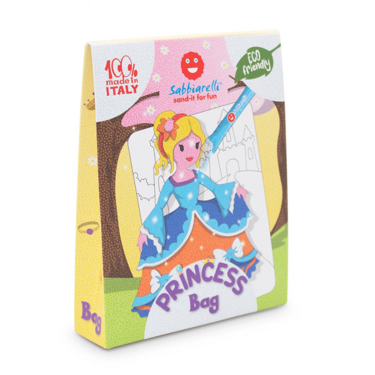 Sabbiarelli zandschilderen prinsessen tas creatief knutselpakket.