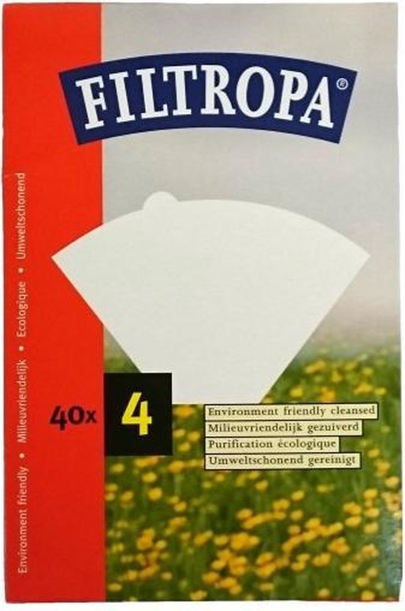 Filtropa Koffiefilters Nr.4 - 40 stuks (Cleverdripper L)