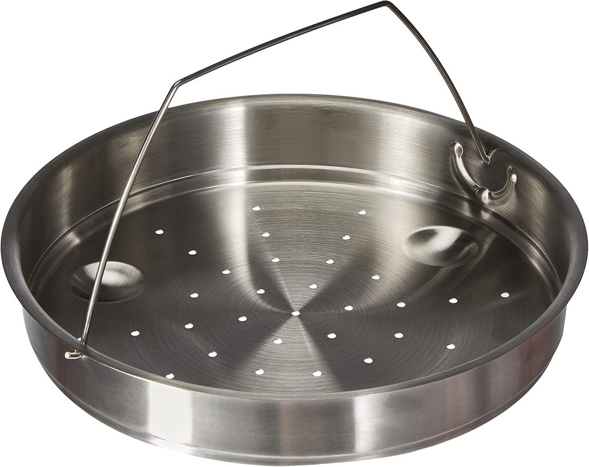 RVS Stoompan en Rekketel voor Professioneel en Thuis Koken, 22-24 cm