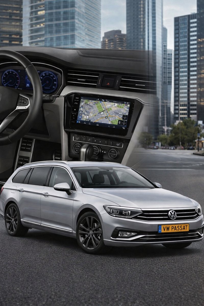 ADIVOX T4 10.1 inch geschikt voor VW Passat B9 Vanaf 2019 Android 15 CarPlay/Auto/Wifi/RDS/DSP/5G/QLED/DAB+