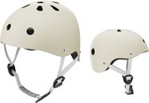 Liefjes & Co – Fietshelm Kind - Kinderhelm - Vanille Beige Maat S (48–56 cm) – Verstelbaar – Ventilerend – Met Kinbescherming