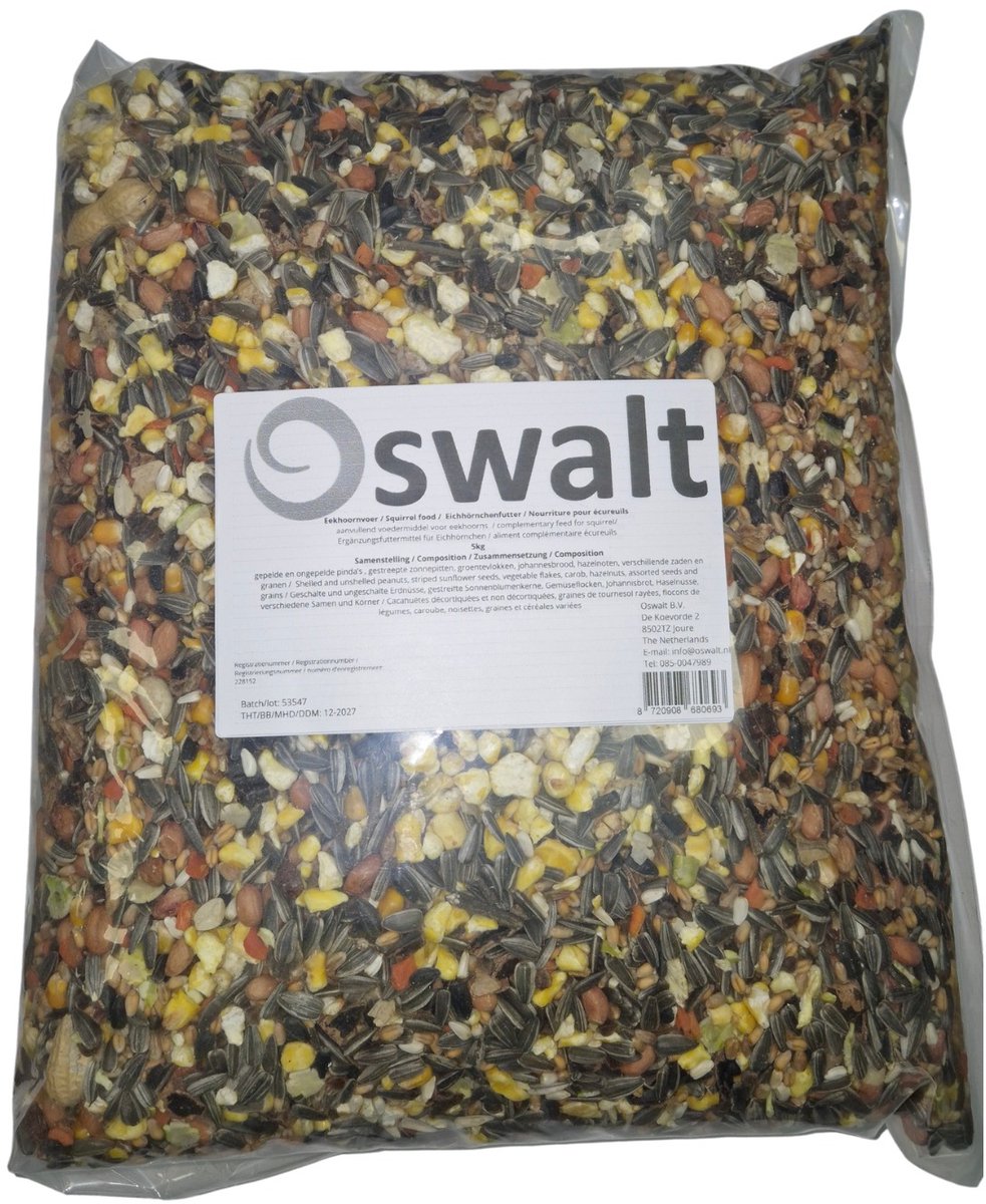 Oswalt Eekhoornvoer | Top Kwaliteit | 5KG