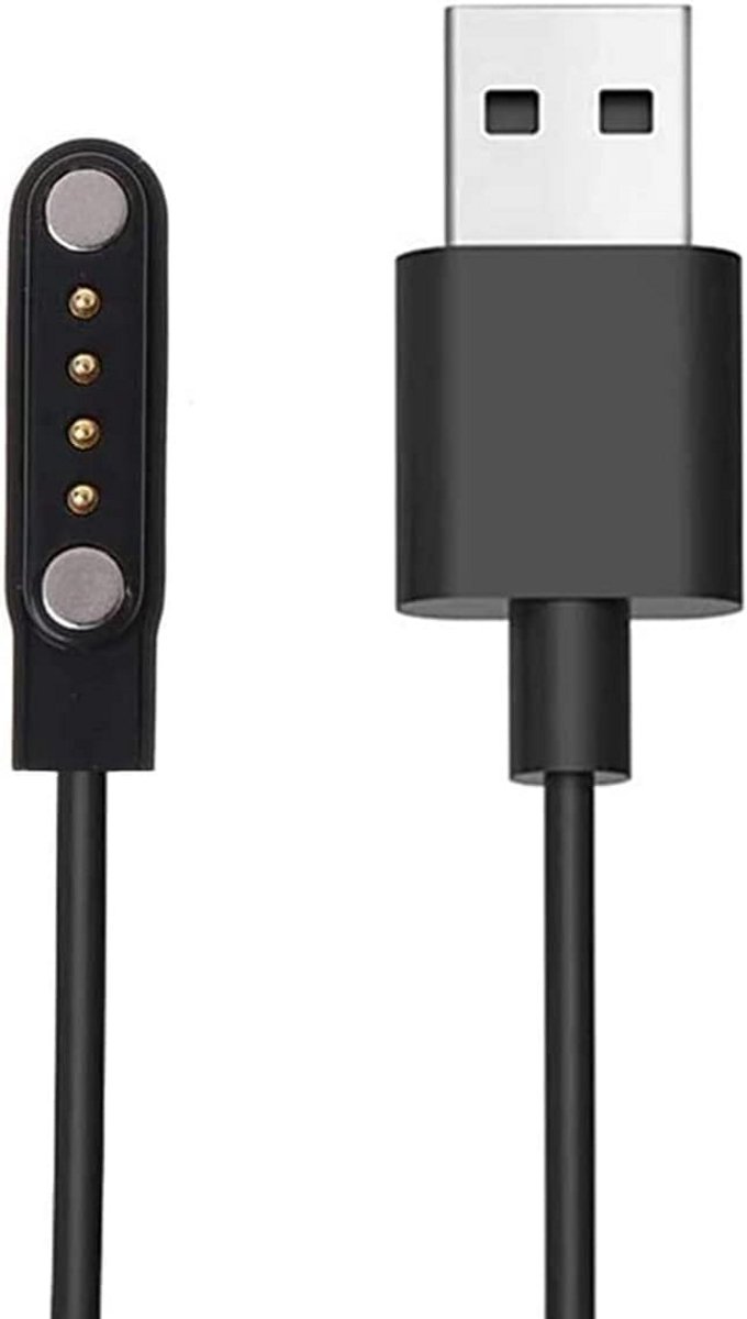 Universele Magnetische Opladerkabel voor Smartwatch 4-Polig 7,62 mm Afstand