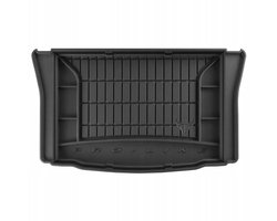 FROGUM Kofferbakmat - Rubber - Geschikt voor SKODA CITIGO (2011-2020) - Hatchback - Lage laadvloer - Organizer functie - Zwart