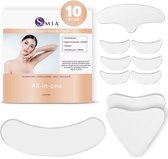 Simia™ Complete Set Anti Rimpel Beauty Pads - 10 Stuks tegen Lijntjes en Rimpels - Decolleté - Hals - Gezicht - Anti-aging - Huidverzorging - Voordeelset