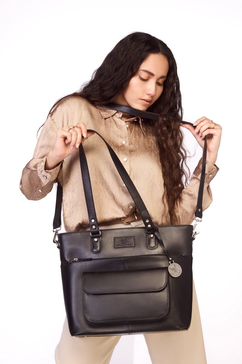 DE LAMASSU® (Isabella) Leren Schoudertas Dames – Echt Leer – Elegant & Ruim – Met Schouderband – Luxe Geschenkverpakking