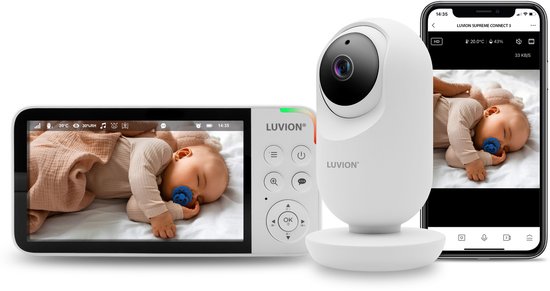 Luvion Supreme Connect 3 Slimme Babyfoon