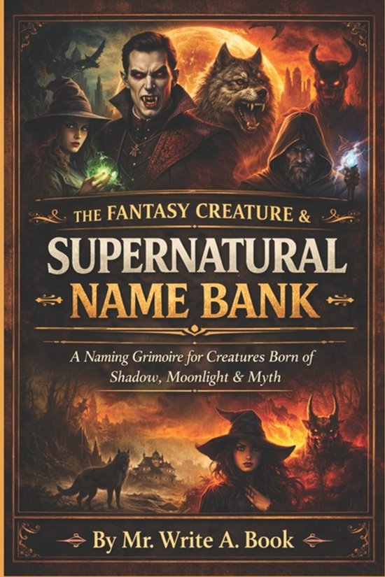The Fantasy Creature & Supernatural Name Bank - cover