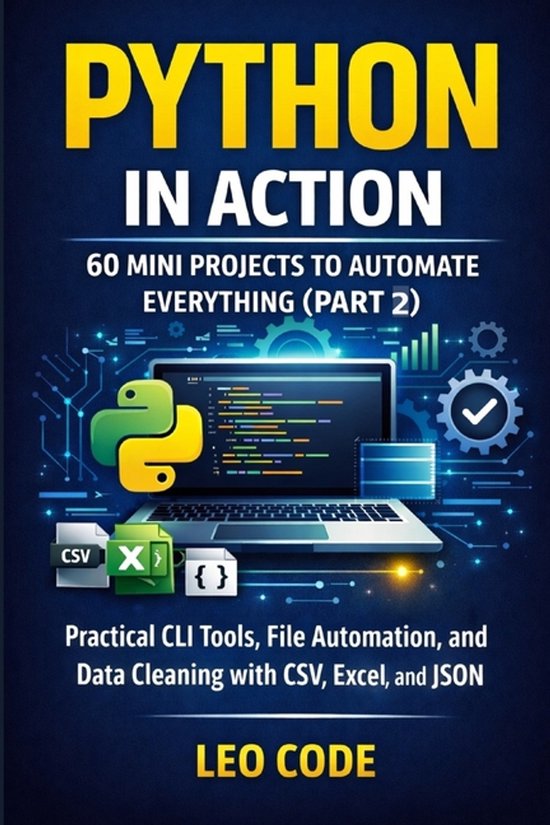 Python in Action: 60 Mini Projects to Automate Everything- P ... - cover
