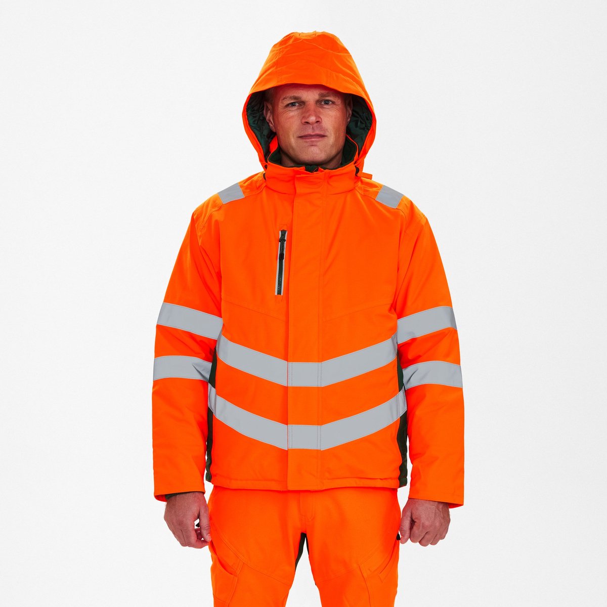 Engel Safety winterjack 1946-930 - Hi-vis Orange / Green - XL