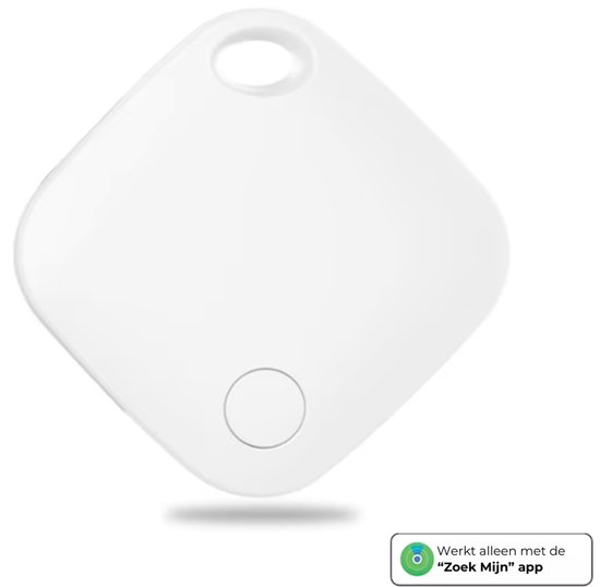 GPS Tracker met App - Anti Diefstal - Waterdicht - Volg Systeem - Geschikt voor IOS - Voor Auto, Fiets, Kat, Hond, Kind, Koffer en Sleutels - Wit