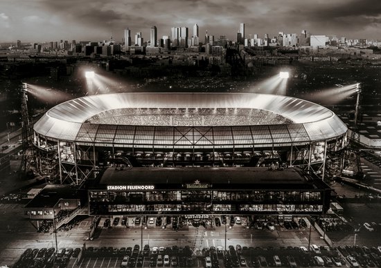PosterGuru - Fotobehang - Stadion Feyenoord De Kuip Rotterdam - 350 x 265 cm