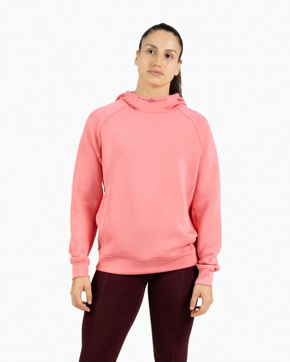Velites Holo Performance Hoodie – Stijl Ontmoet Functionele Comfort – Raspberry Pink – L